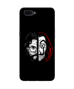 Money Heist Professor Mask Sketch Oppo A3S Back Cover