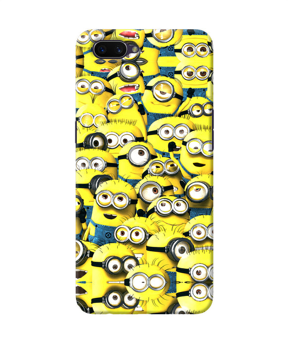 Minions Mini Crowd Oppo A3s Back Cover