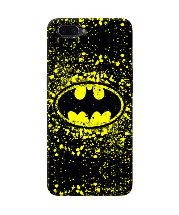 Batman Last Knight Print Yellow Oppo A3s Back Cover