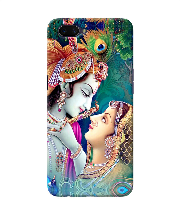 Lord Radha Krishna Paint Oppo A3s Back Cover - Main Image