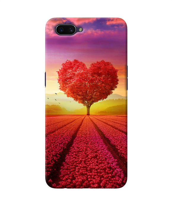 Natural Heart Tree Oppo A3s Back Cover