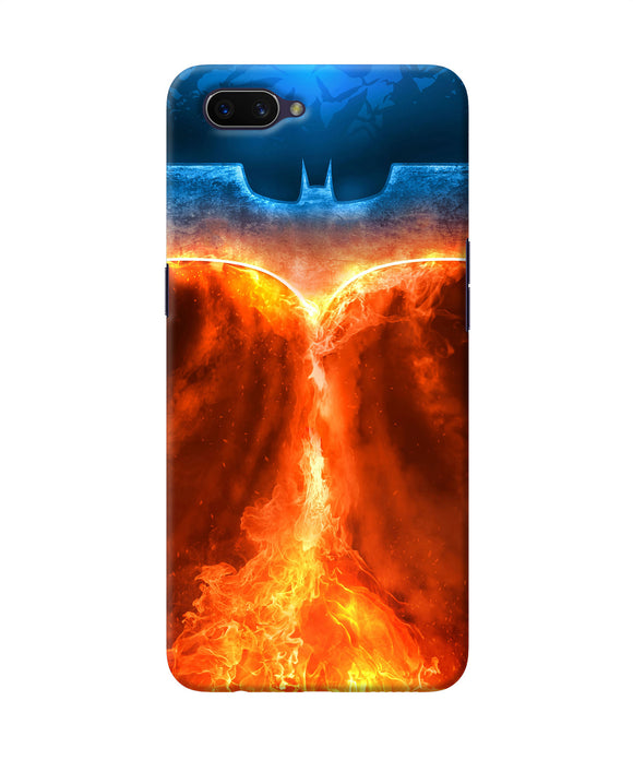 Burning Batman Logo Oppo A3s Back Cover