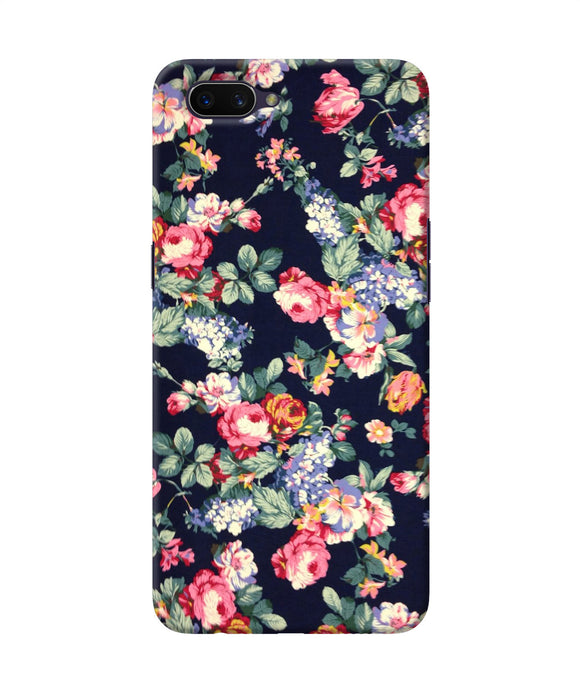 Natural Flower Print Oppo A3s Back Cover
