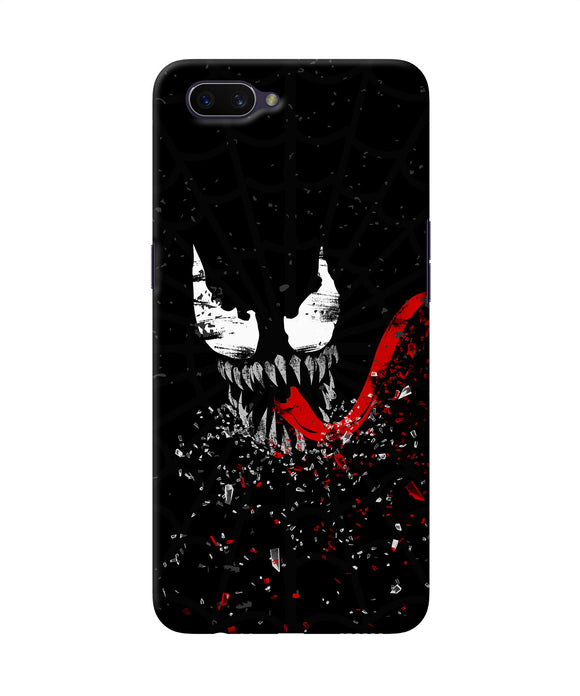 Venom Black Poster Oppo A3s Back Cover