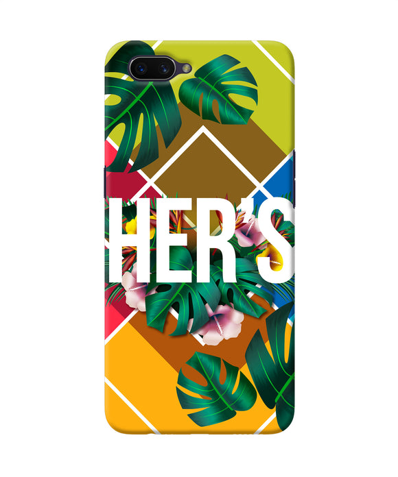 His Her Two Oppo A3s Back Cover