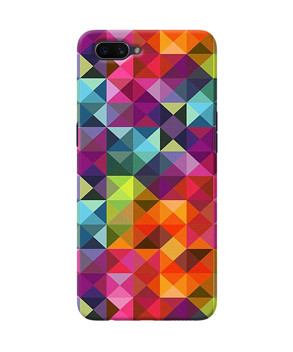 Abstract Triangle Pattern Oppo A3s Back Cover
