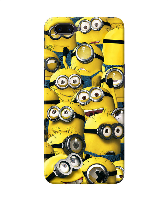 Minions Crowd Oppo A3s Back Cover