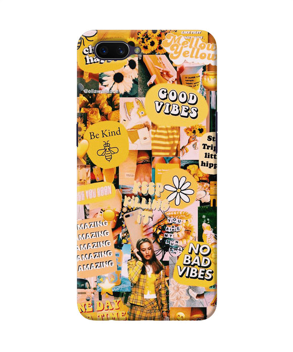 Good Vibes Poster Oppo A3s Back Cover