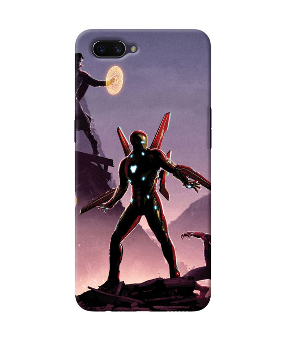 Ironman On Planet Oppo A3s Back Cover
