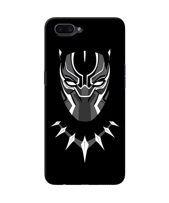 Black Penthon Cartoon Oppo A3s Back Cover