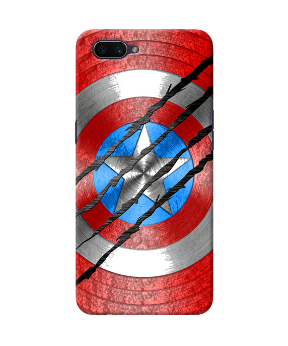 Scratch On Shield Oppo A3s Back Cover