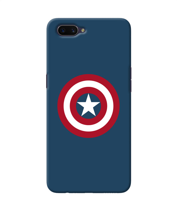 Captain America Logo Oppo A3s Back Cover
