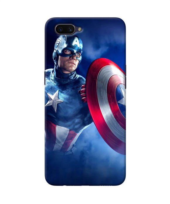 Captain America On Sky Oppo A3s Back Cover