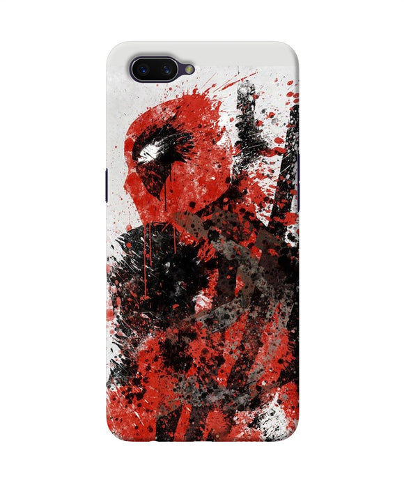 Deadpool Rugh Sketch Oppo A3s Back Cover
