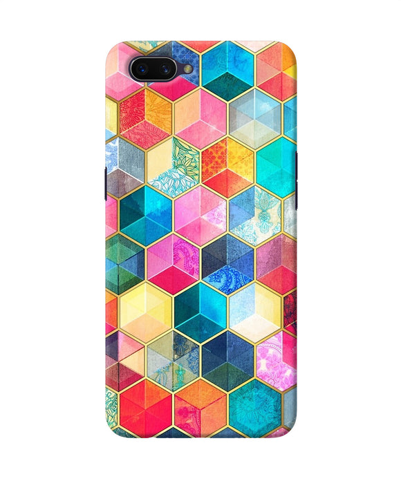 Abstract Color Box Oppo A3s Back Cover