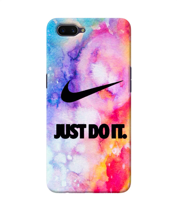 Just Do It Colors Oppo A3s Back Cover