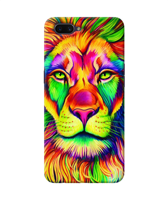 Lion Color Poster Oppo A3s Back Cover