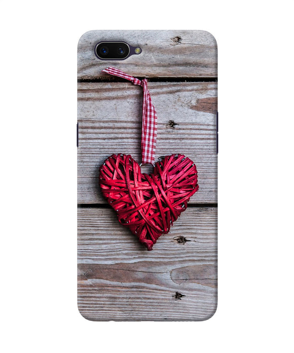 Lace Heart Oppo A3s Back Cover