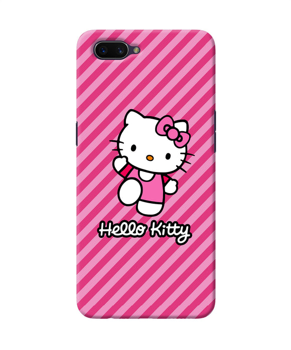 Hello Kitty Pink Oppo A3s Back Cover