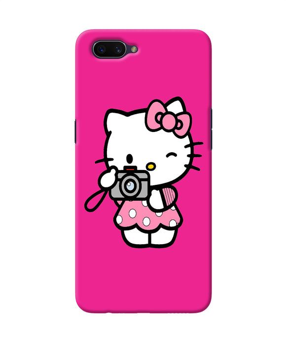 Hello Kitty Cam Pink Oppo A3s Back Cover