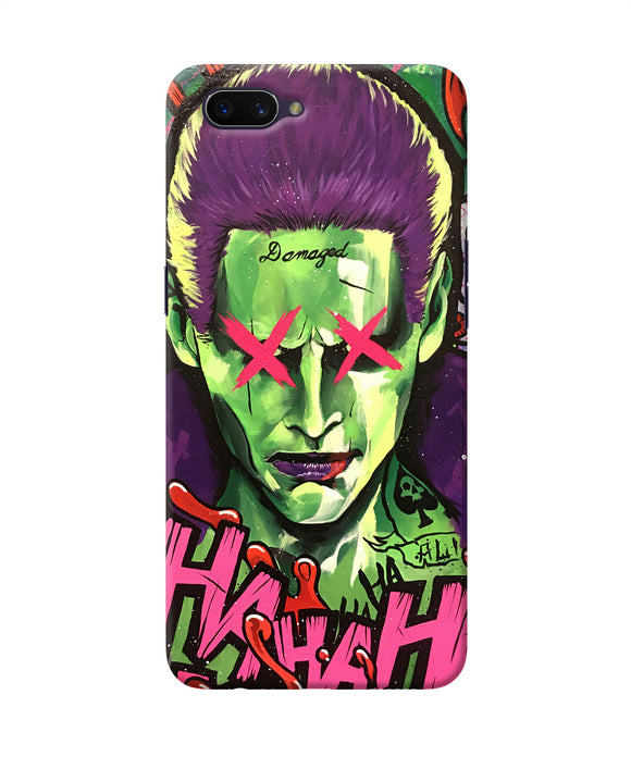 Damaged Joker Anim Oppo A3s Back Cover