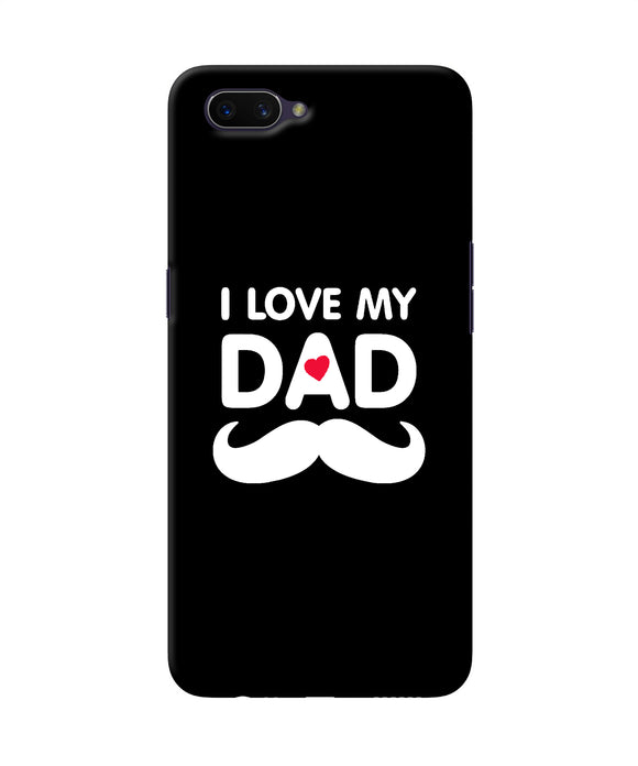 I Love My Dad Mustache Oppo A3s Back Cover