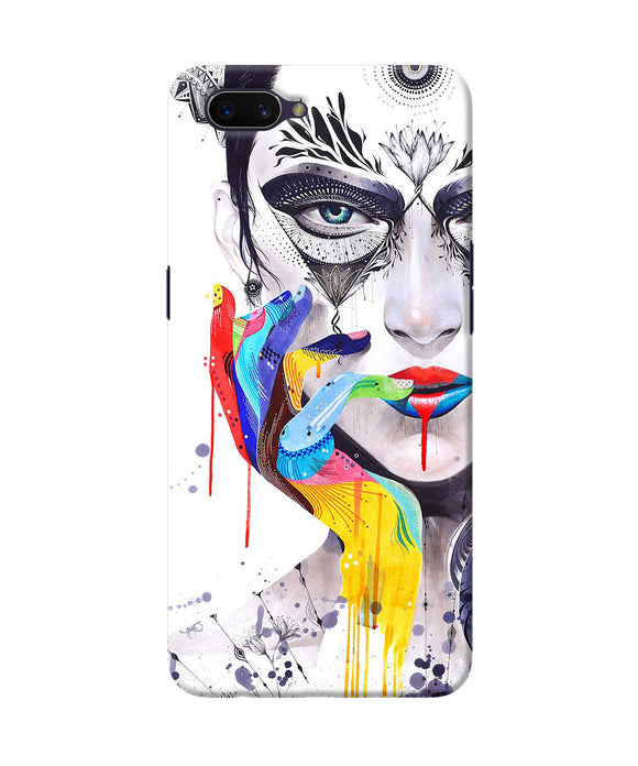 Girl Color Hand Oppo A3s Back Cover