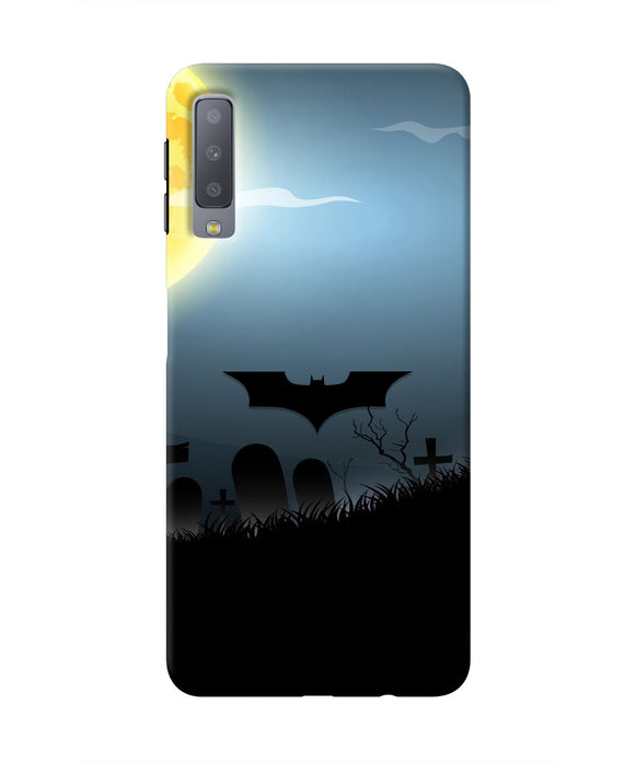 Batman Scary cemetry Samsung A7 Real 4D Back Cover