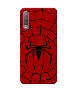 Spiderman Web Samsung A7 Real 4D Back Cover