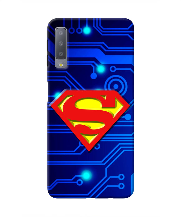 Superman Abstract Samsung A7 Real 4D Back Cover