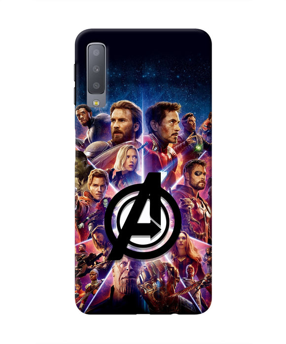 Avengers Superheroes Samsung A7 Real 4D Back Cover