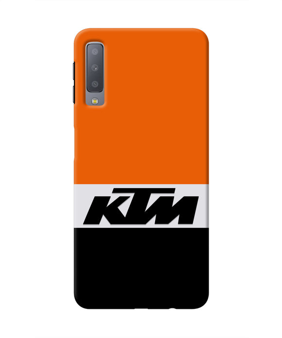 KTM Colorblock Samsung A7 Real 4D Back Cover