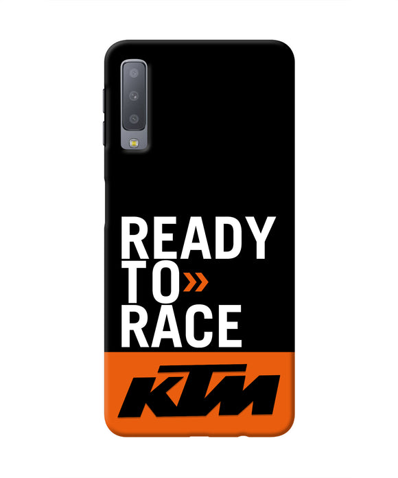KTM Ready To Race Samsung A7 Real 4D Back Cover