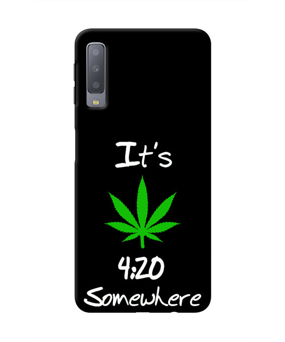 Weed Quote Samsung A7 Real 4D Back Cover