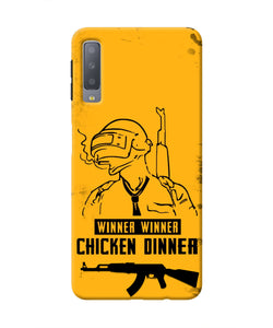 PUBG Chicken Dinner Samsung A7 Real 4D Back Cover
