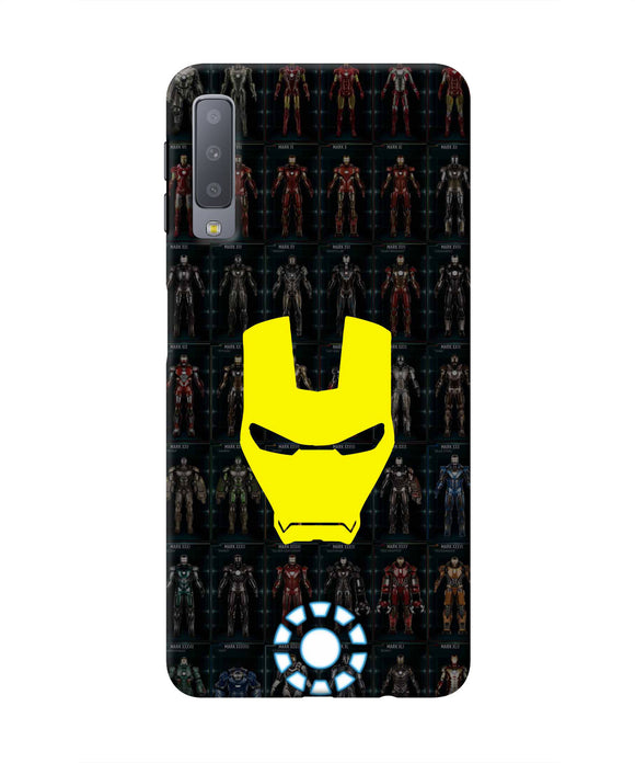 Iron Man Suit Samsung A7 Real 4D Back Cover