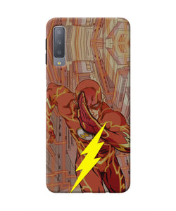 Flash Running Samsung A7 Real 4D Back Cover