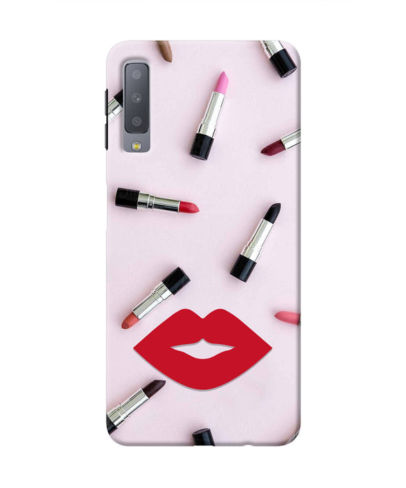 Lips Lipstick Shades Samsung A7 Real 4D Back Cover