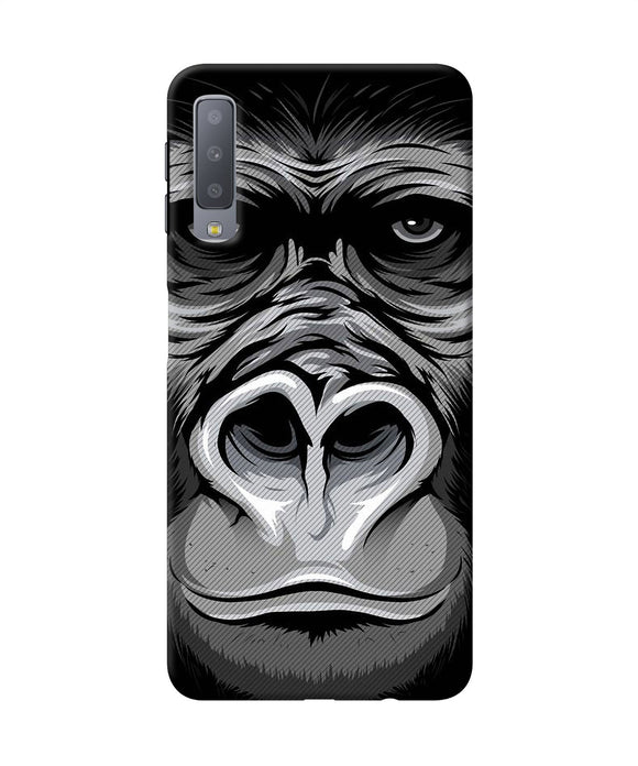 Black Chimpanzee Samsung A7 Back Cover