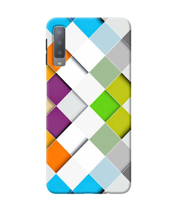 Abstract Color Box Samsung A7 Back Cover