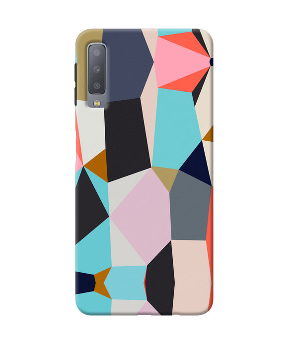 Abstract Colorful Shapes Samsung A7 Back Cover