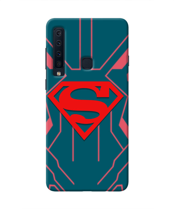 Superman Techno Samsung A9 Real 4D Back Cover