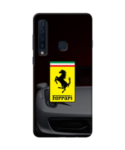 White Ferrari Samsung A9 Real 4D Back Cover