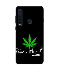 Weed Relax Quote Samsung A9 Real 4D Back Cover