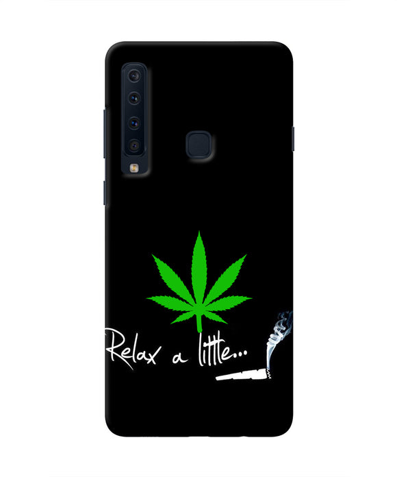 Weed Relax Quote Samsung A9 Real 4D Back Cover