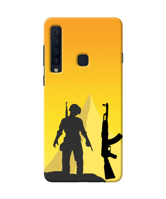 PUBG Silhouette Samsung A9 Real 4D Back Cover