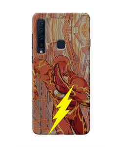 Flash Running Samsung A9 Real 4D Back Cover