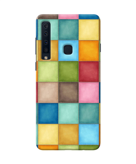 Abstract Colorful Squares Samsung A9 Back Cover