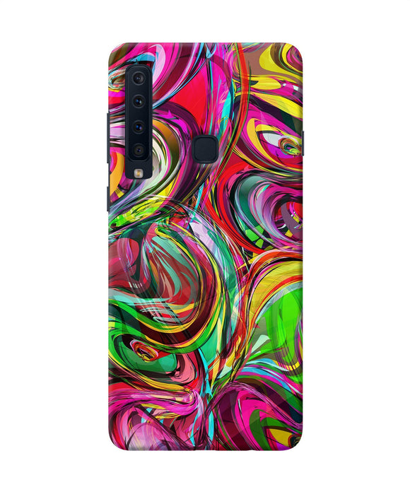Abstract Colorful Ink Samsung A9 Back Cover