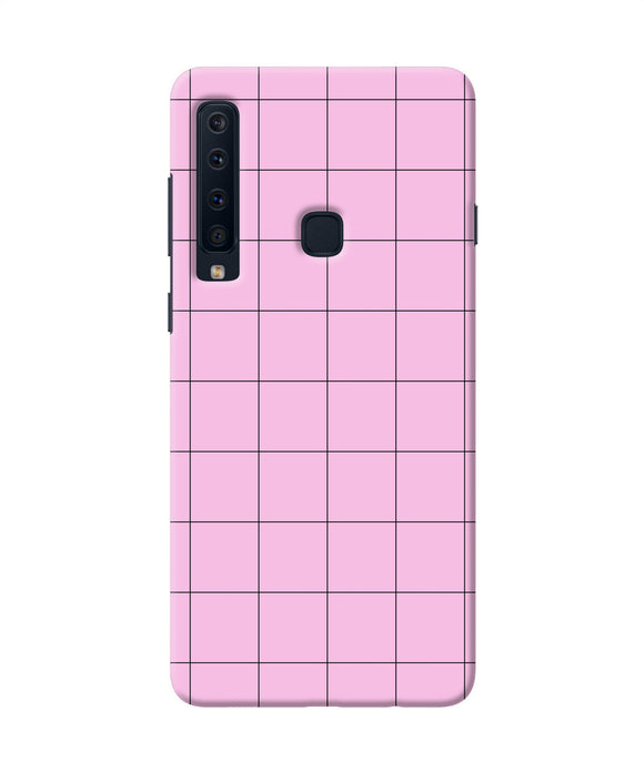 Pink Square Print Samsung A9 Back Cover
